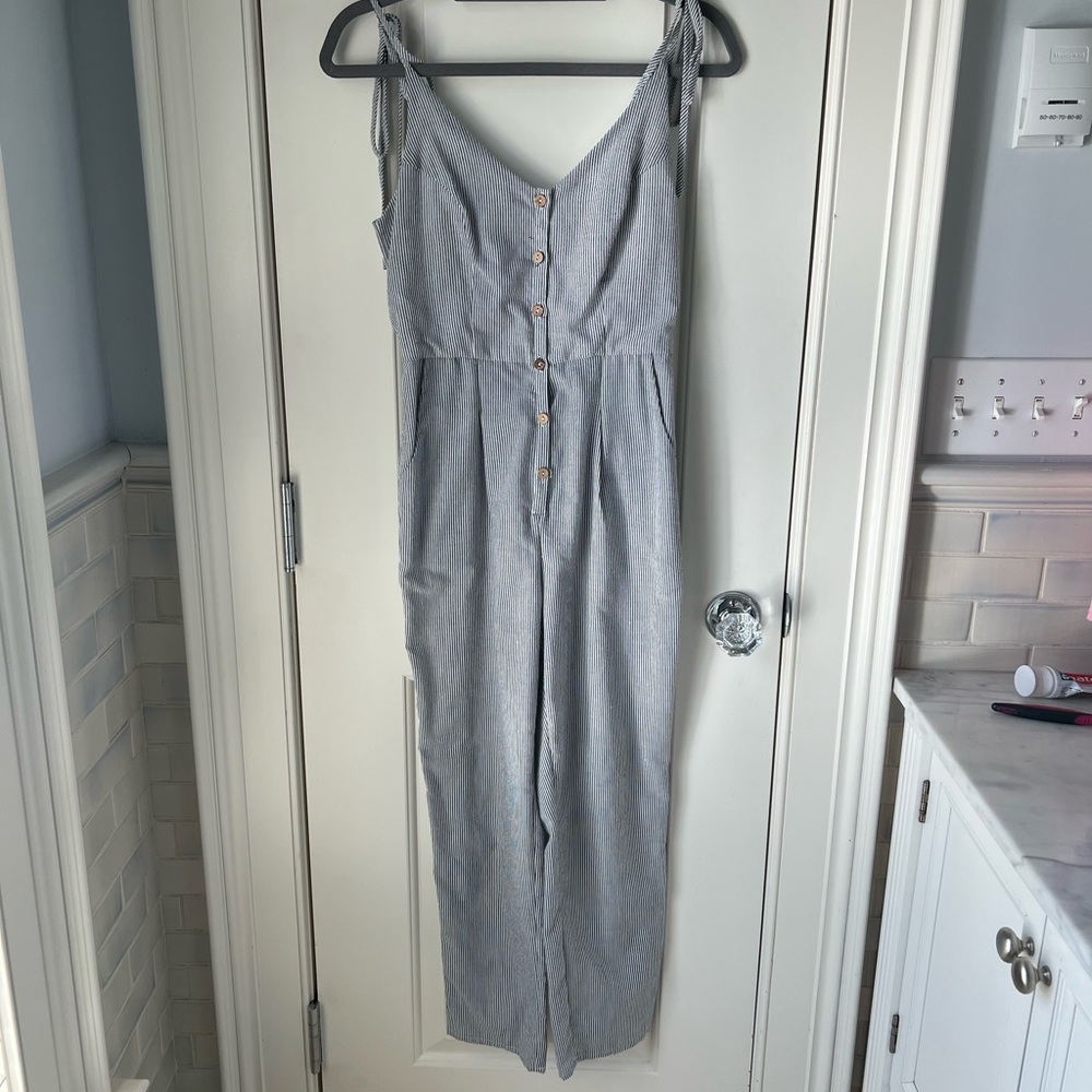 Blue and White Mermaid at ❤️ Brand Jumpsuit